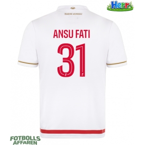 AS Monaco Ansu Fati #31 Hemmatröja 2025-26 Kortärmad